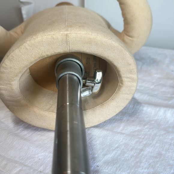 Vintage Department Store baby half form cloth mannequin. Adjustable with stand. - Picture 5 of 5